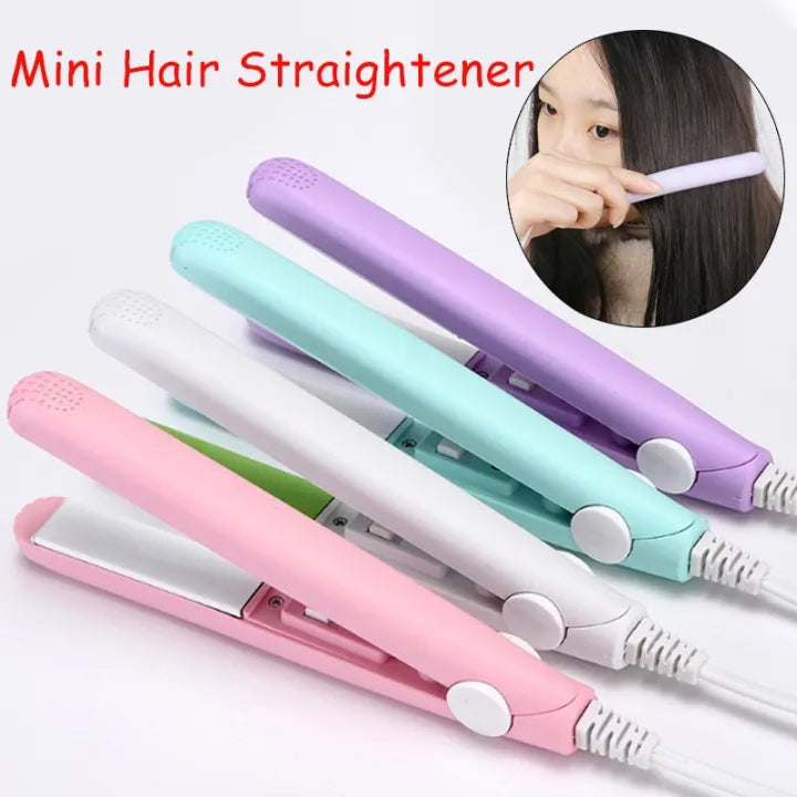 Mini Portable Hair Straightner / air smooth, silky, frizz-free and healthy.