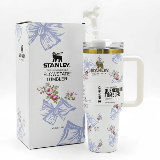 40 Oz Stanley X Coquette Tumbler – Durable Quality & Comfortable Use for Everyday Hydration (1.18 Liter)