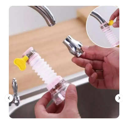 Kitchen Shower Splash Fan Faucet – Water-Saving Filter Tap with Clip