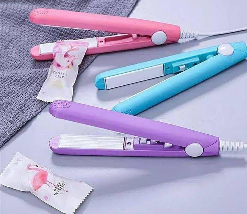 Mini Portable Hair Straightner / air smooth, silky, frizz-free and healthy.