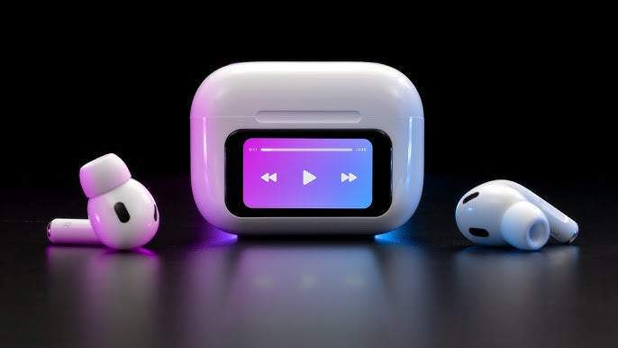 A9 Pro Wireless Earbuds with Touch Screen Display – ANC/ENC Noise Reduction, Bluetooth 5.4, Touch Control (Android & iOS)