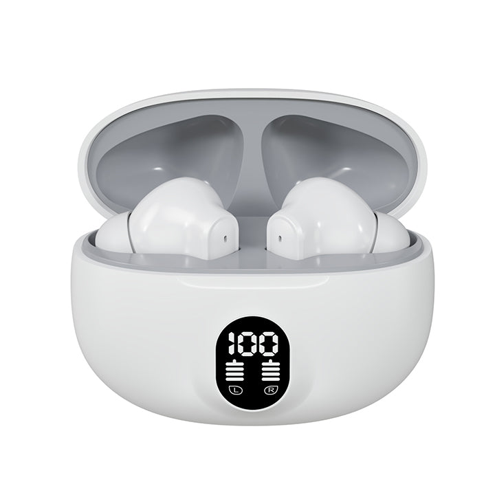STEREO 895B Wireless Bluetooth Earbuds with LED Display – Type-C Fast Charging, In-Ear Headphones with Mic