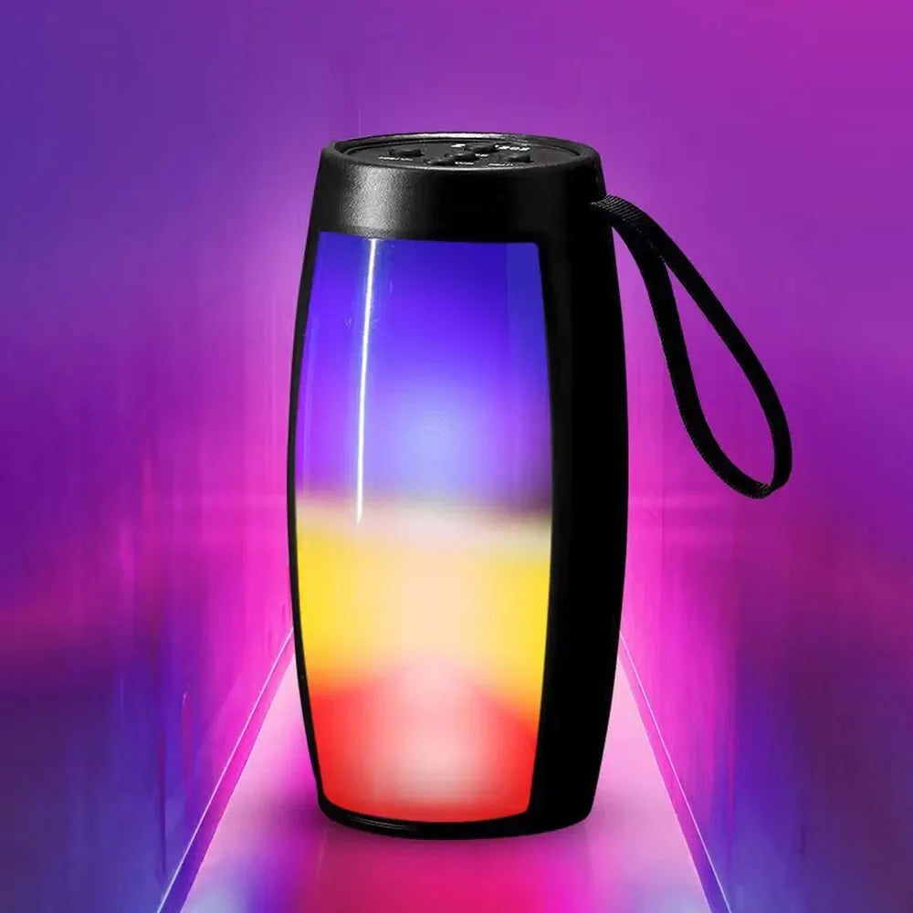 Wireless Bluetooth Speaker – Portable Home & Outdoor Speaker with Deep Bass, LED Lights & MP3 Player