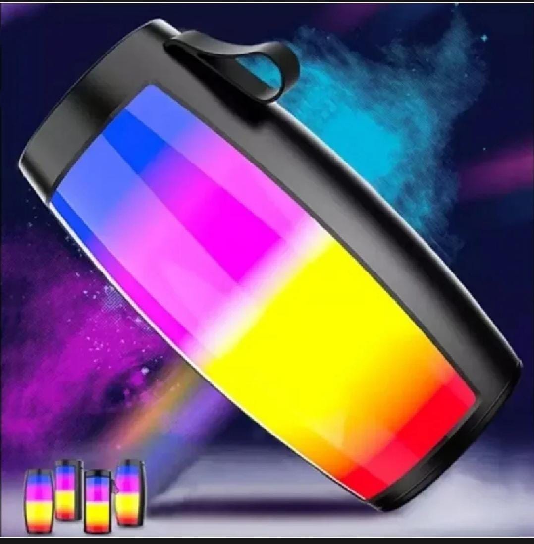 Wireless Bluetooth Speaker – Portable Home & Outdoor Speaker with Deep Bass, LED Lights & MP3 Player