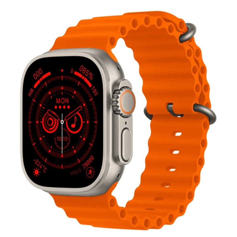 Ultra 2 Smart Watch with 7 Straps – 2.1 Inch Full Touch HD Display, Bluetooth Calling & Sleep Monitoring