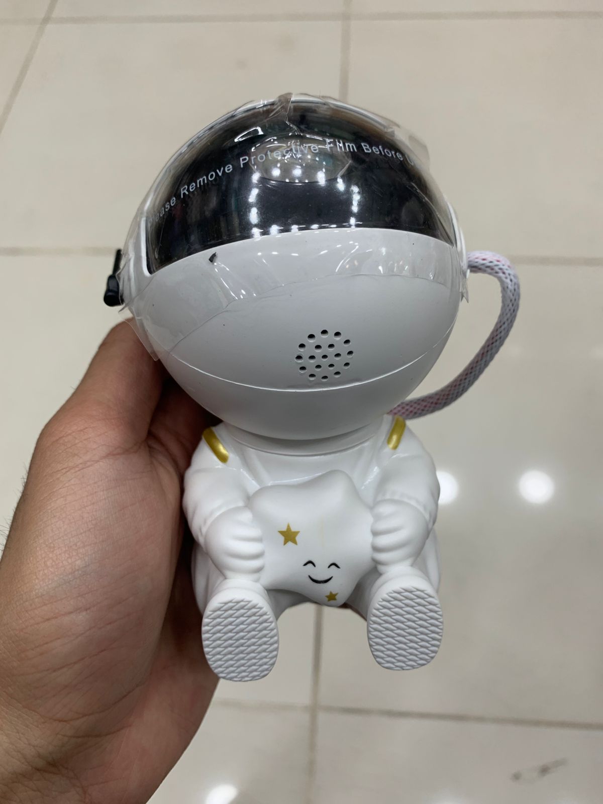 Astronaut Starry Sky Galaxy Projector – Rotating Nebula Night Light with Remote Control & Timer