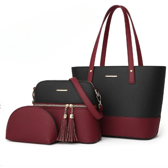3 Piece Tote Handbag Set – Elegant Design, Premium Quality & Smooth Finish
