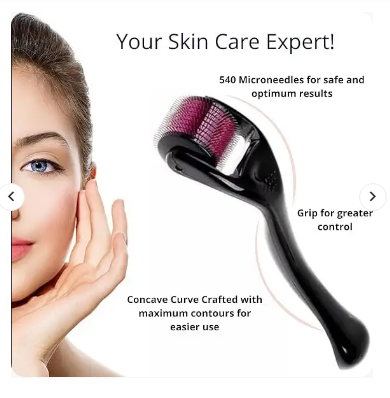Derma Roller 0.5mm for Hair & Skin Therapy | Microneedle Roller