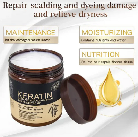 Keratin Hair Care Balance Mask & Treatment for Healthy Scalp – 300ml