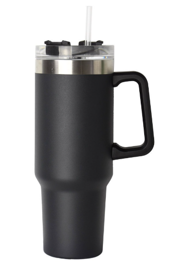 Stanley 40 Oz Stainless Steel Vacuum Insulated Tumbler with Straw – Plain | Random Colors