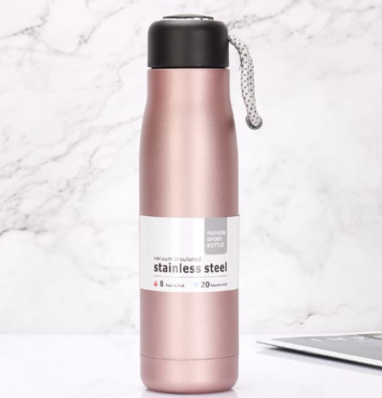 Premium Vacuum Insulated Stainless Steel Sport Bottle 500ml – Random Colour
