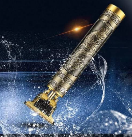 Vintage T9 Hair Trimmer for Men – Metal Body Professional USB Rechargeable Beard & Hair Trimmer