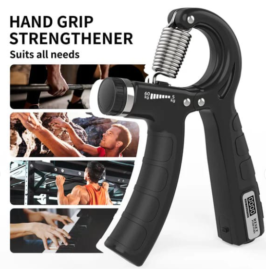 Adjustable Exerciser Hand Gripper with Counter – Wrist & Forearm Strengthener, Adjustable Resistance