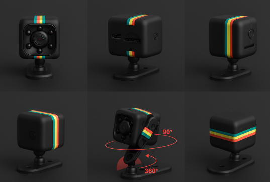 SQ10 Mini Hidden Camera with Night Vision – HD Recording, Motion Detection & Adjustable Stand