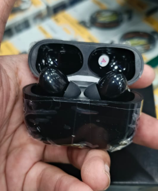 Black Pro 2 TWS Wireless Earbuds – Bluetooth 5.1, Touch Control, Noise Cancelling with Charging Case