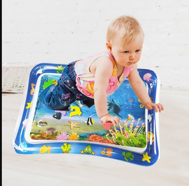 Inflatable Water Play Mat – Premium Tummy Time Baby Toy for Infants & Toddlers