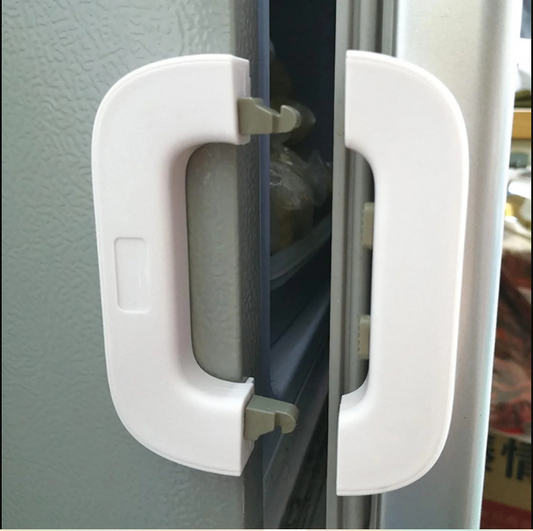 Child Safety Fridge Lock – Self-Adhesive Baby Proof Refrigerator & Cabinet Lock for Home
