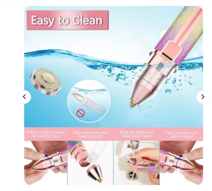 2-In-1 Electric Eyebrow Trimmer & Shaver for Women – Flawless Facial Hair Remover