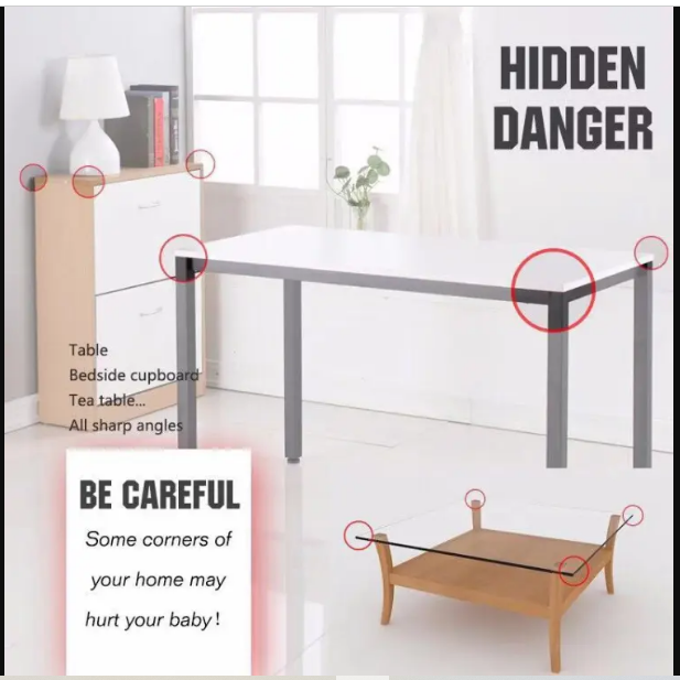 4PCS Table Corner Protector – Baby Safety Corner Guards for Tables & Furniture