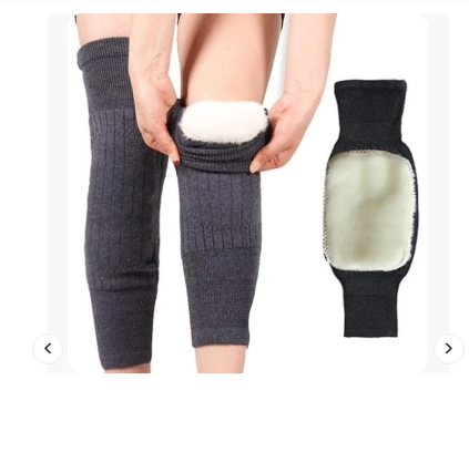 Deluxe Thermal Knit Knee & Leg Warmers – Winter Cold Weather Protection (1 Pair)