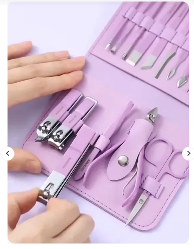 Premium Manicure & Pedicure Kit – Stainless Steel Nail Care Set for Hands & Feet