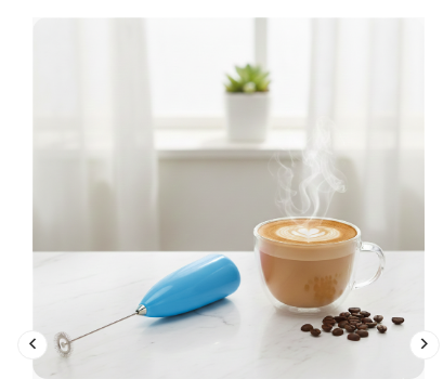 Coffee Beater & Milk Frother – Mini Handheld Egg Whisk & Drink Mixer