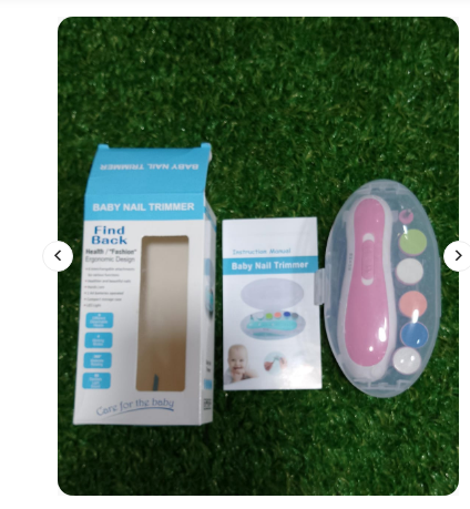 Electric Baby Nail Clipper & Trimmer – Safe & Painless Nail Care for Newborns & Toddlers