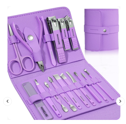 Premium Manicure & Pedicure Kit – Stainless Steel Nail Care Set for Hands & Feet