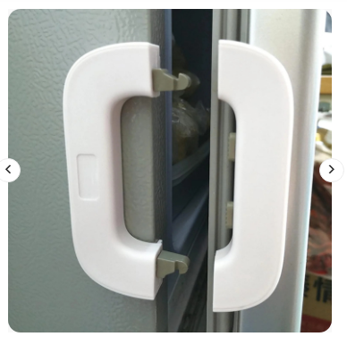 Child Safety Fridge Lock – Self-Adhesive Baby Proof Refrigerator & Cabinet Lock for Home