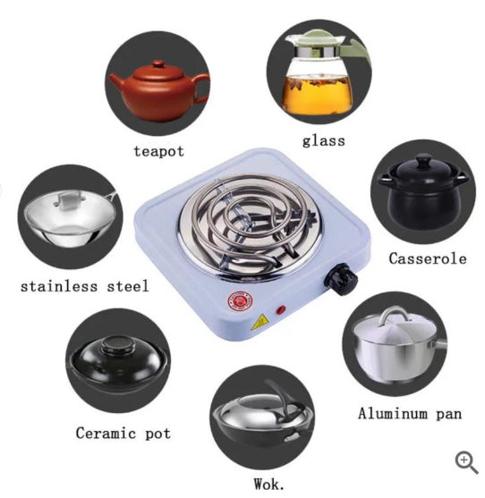 Electric Hot Plate Stove for Cooking – Portable Electric Hot Plate for Home & Kitchen