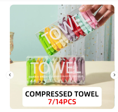 Disposable Washcloths (14 Pcs) – Portable Travel Towels