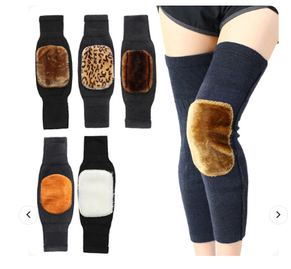 Deluxe Thermal Knit Knee & Leg Warmers – Winter Cold Weather Protection (1 Pair)