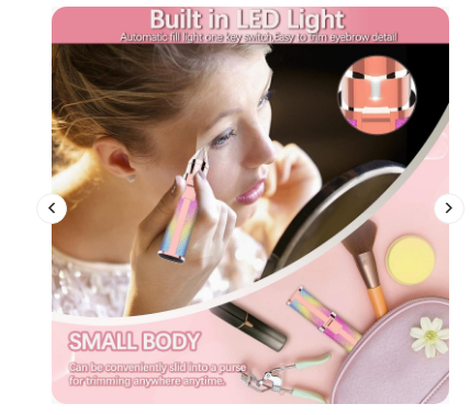 2-In-1 Electric Eyebrow Trimmer & Shaver for Women – Flawless Facial Hair Remover
